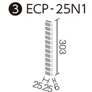 エコカラットプラス ラグジュアリーモザイク2 25角(納まり役物)ネット張り ECP-25N1/LUX13(グレイッシュモーブ)