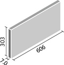 エコカラットプラス ファブリコ 606x303角平(フラット) ECP-630/FBR2FN[バラ]