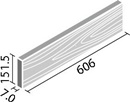 エコカラットプラス ビンテージオーク 606x151角平 ECP-615/OAK1N