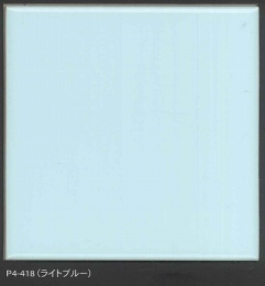 RE4-418　ブライト36角　片面取(ライトブルー)